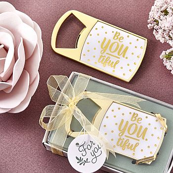 Gold Be-You-Tiful Bottle Opener - Forever Wedding Favors