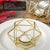 Gold Hexagon Tea Light - Forever Wedding Favors