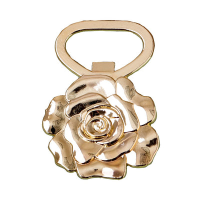 Gold Rose Bottle Opener - Forever Wedding Favors