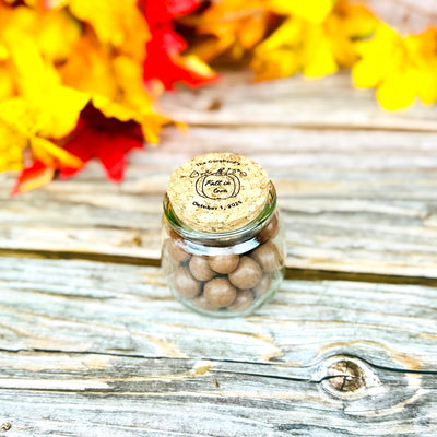 Harvest Pumpkin Mini Mason Jar - Forever Wedding Favors