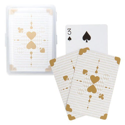 Hearts of Gold Playing Cards With Case - Forever Wedding Favors