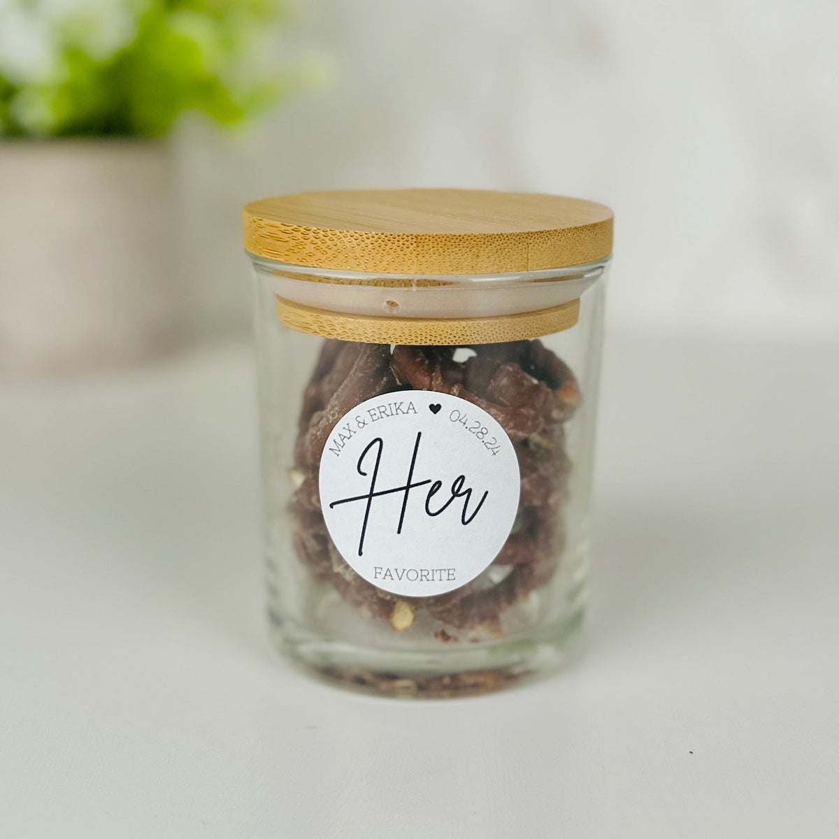 His & Hers Mason Jar - Forever Wedding Favors