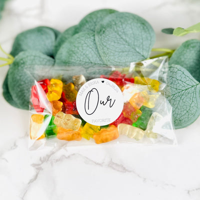 His & Hers Sweet Treat Candy Bags - Forever Wedding Favors