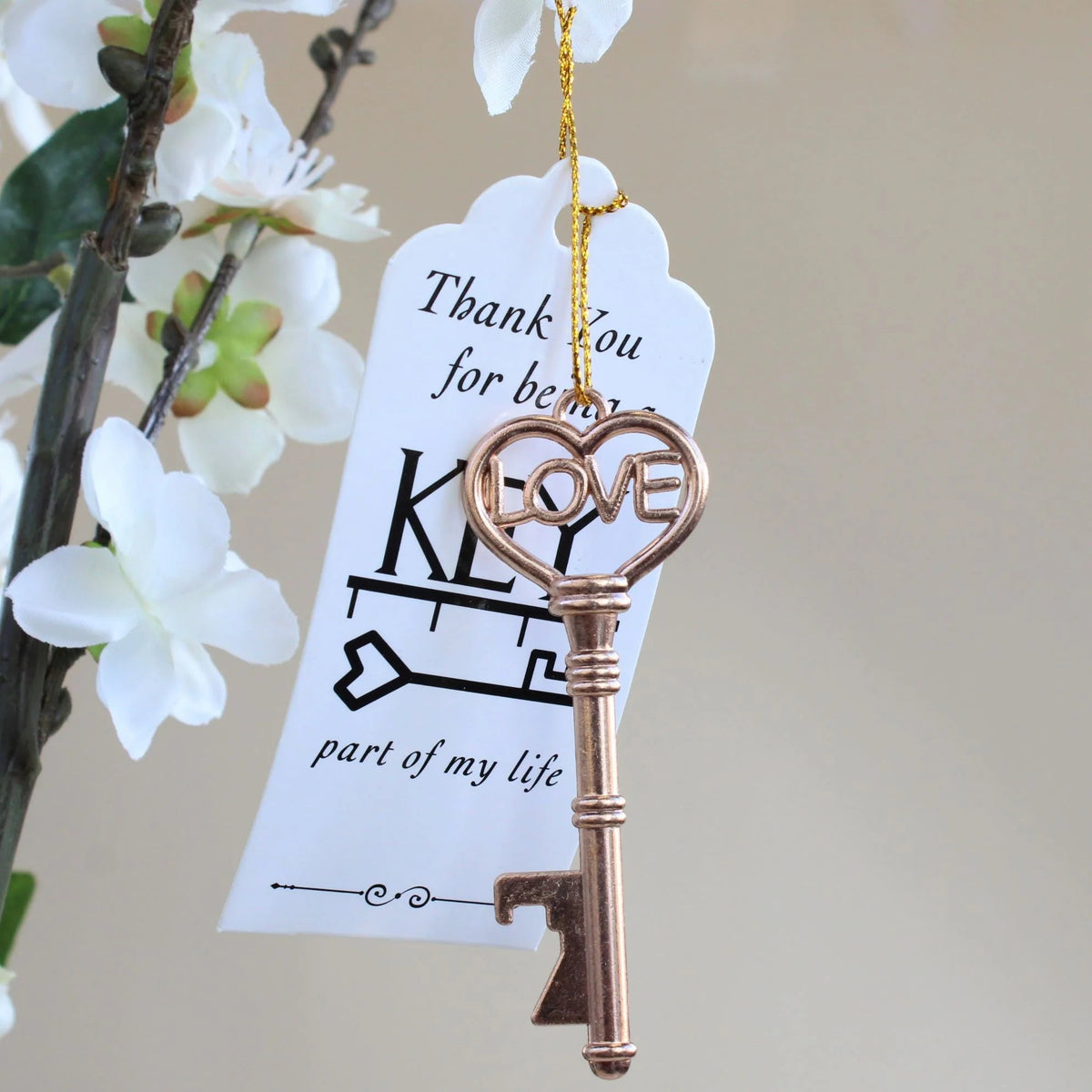 Key To My Heart Opener - Forever Wedding Favors