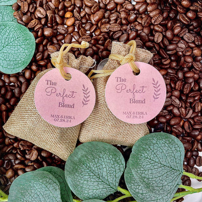 Let Love Brew Burlap Bag - Forever Wedding Favors