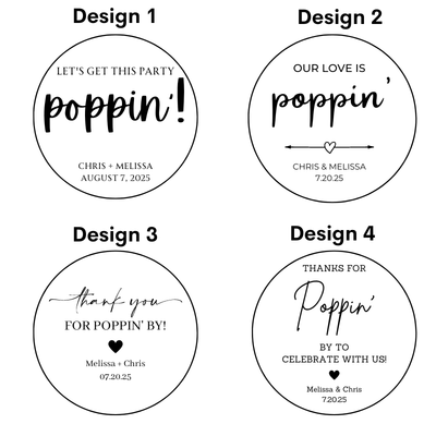 Let's Get Poppin' Box - Forever Wedding Favors