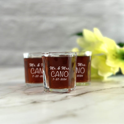 Lovebirds Shot Glass - Forever Wedding Favors