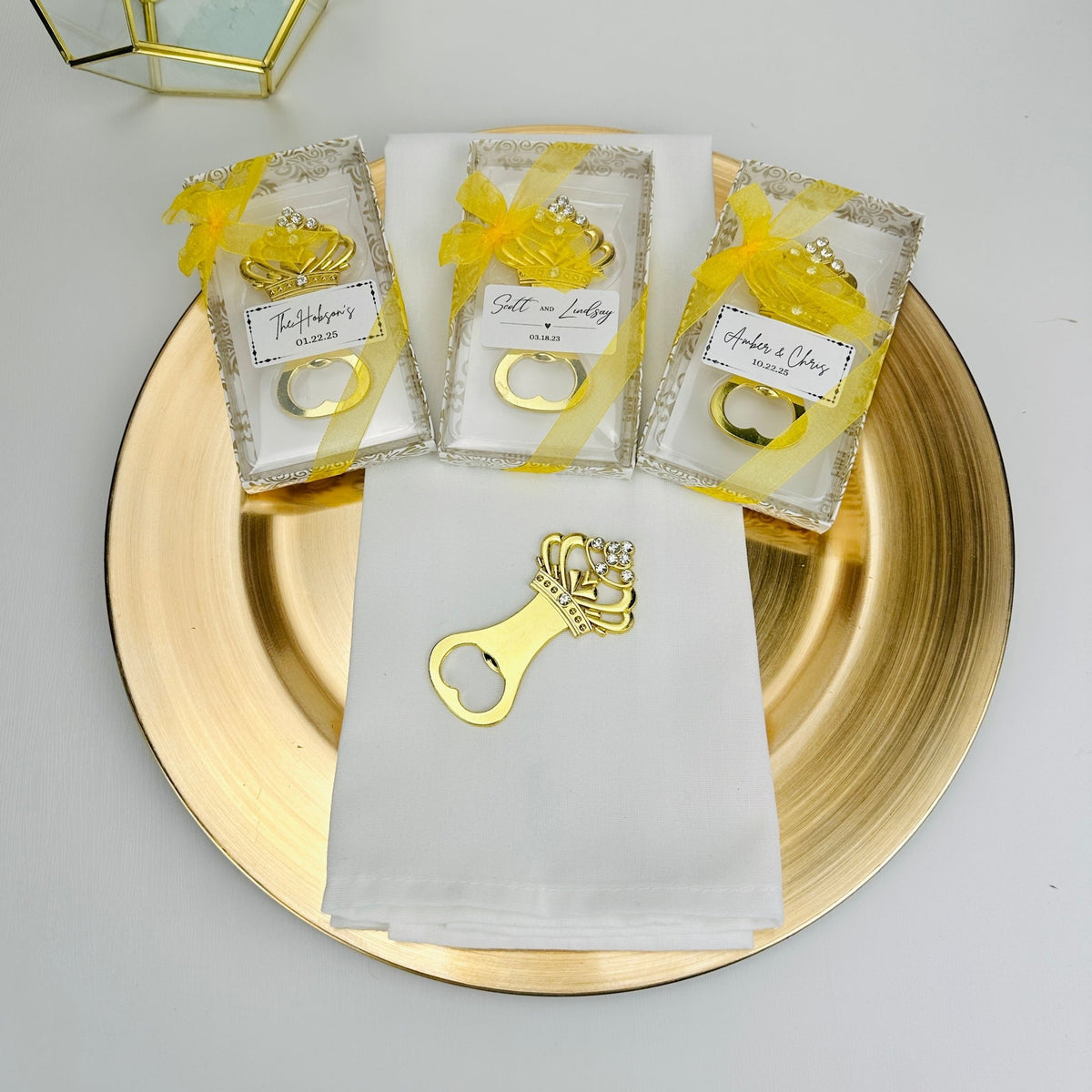 Majestic Crown Bottle Opener - Forever Wedding Favors