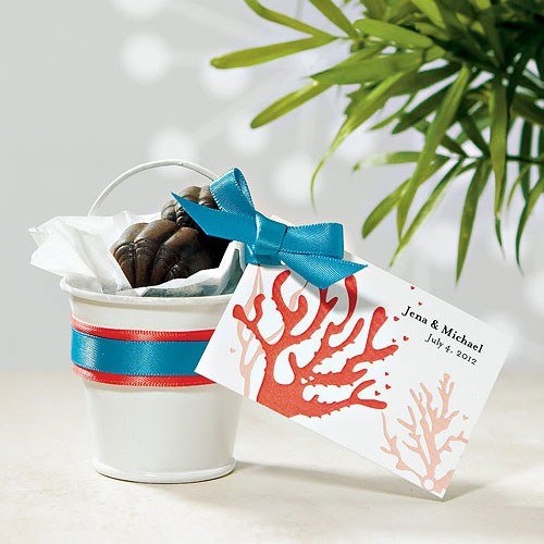 Mini Metal Pails Wedding Favor - Forever Wedding Favors