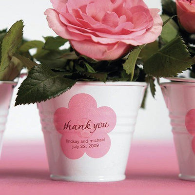 Mini Metal Pails Wedding Favor - Forever Wedding Favors