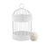 Miniature Classic Round Decorative Birdcages - White - Forever Wedding Favors