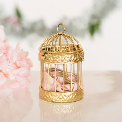 Miniature Classic Round Decorative Birdcages - White - Forever Wedding Favors