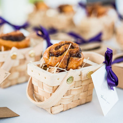 Miniature Picnic Basket Favor - Forever Wedding Favors