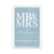 Mr. & Mrs. - Forever Wedding Favors