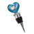 Murano Heart Bottle Stopper - Forever Wedding Favors