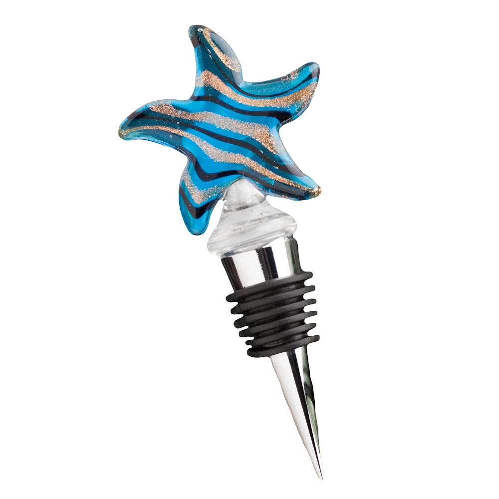 Murano Starfish Bottle Stopper - Forever Wedding Favors