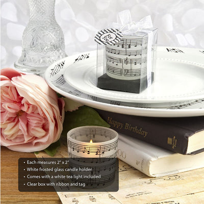 Musical Note Candle - Forever Wedding Favors