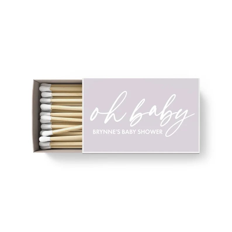 Oh Baby Matches - Forever Wedding Favors