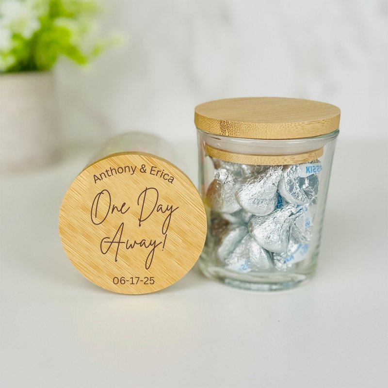 One Day Away Mason Jar - Forever Wedding Favors