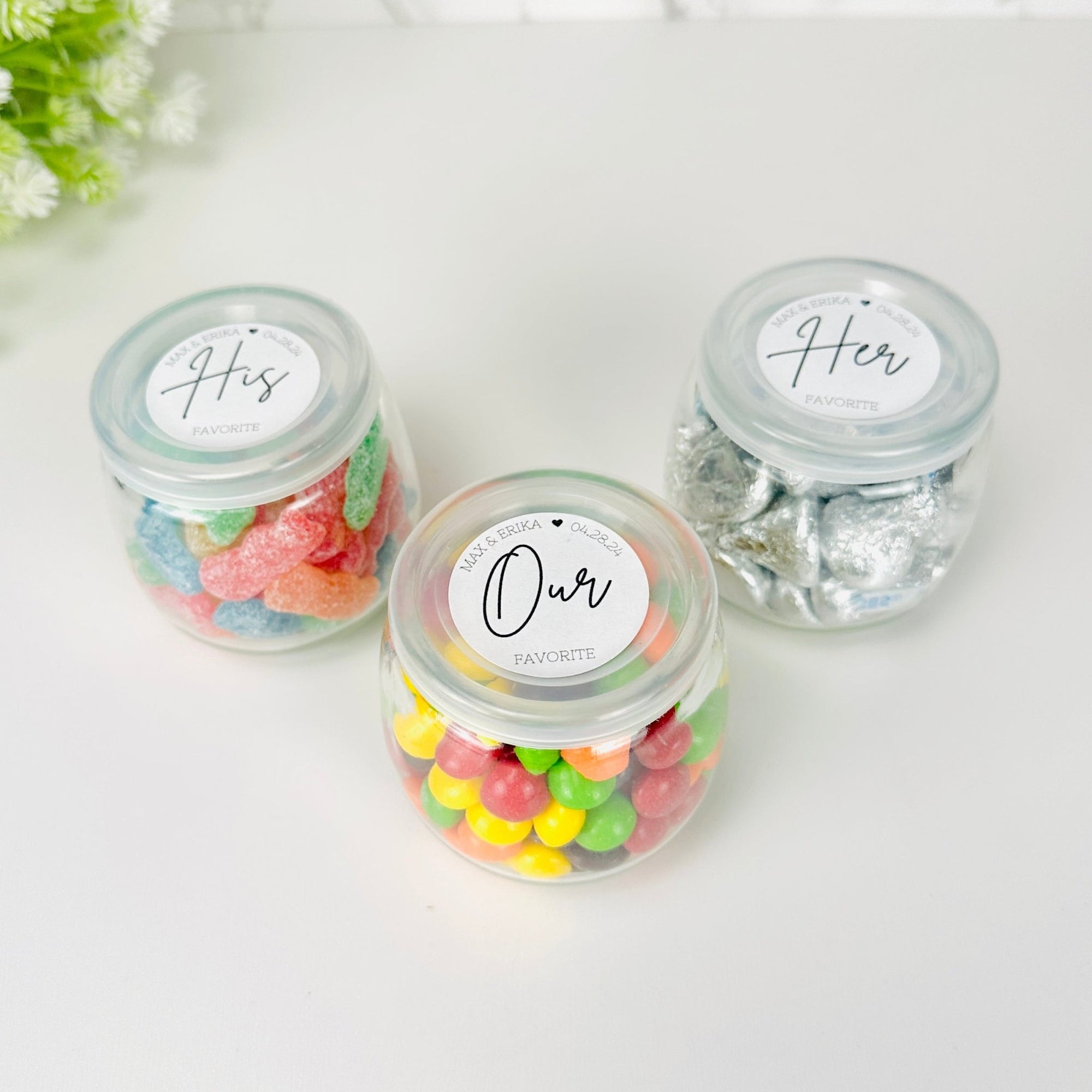 Our Sweet Treats Mini Mason Jar - Forever Wedding Favors