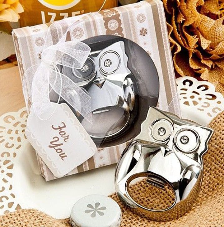 Owl Bottle Opener - Forever Wedding Favors