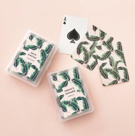 Palm Playing Cards - Forever Wedding Favors