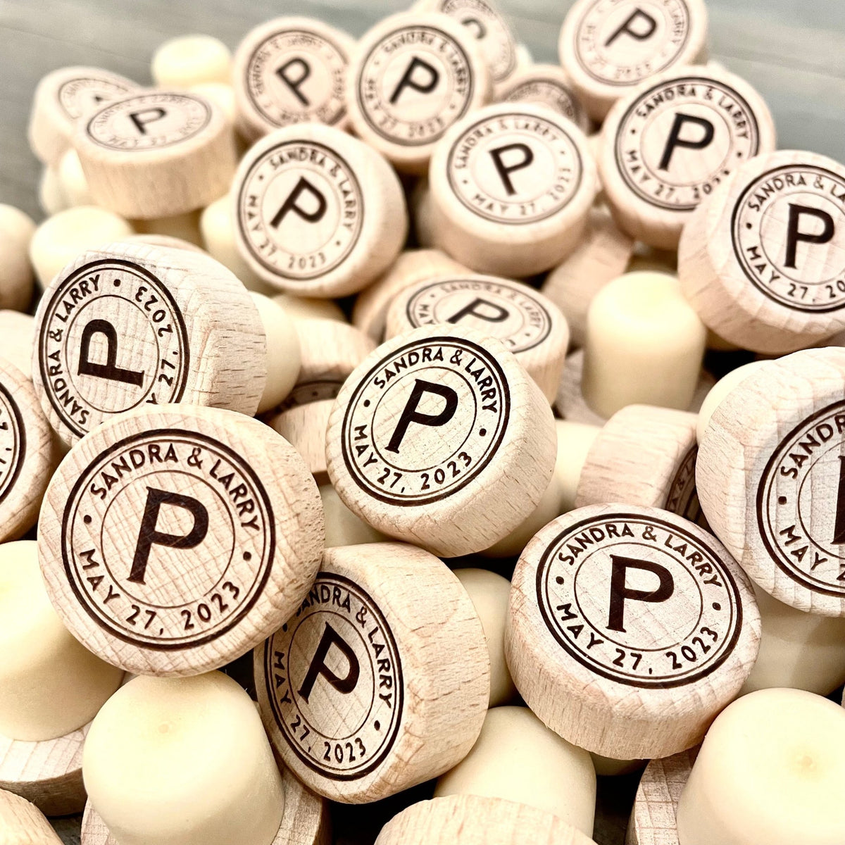 Personalized Classy Cork - Forever Wedding Favors