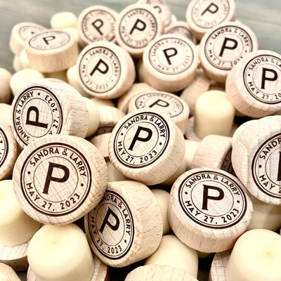 Personalized Classy Cork - Forever Wedding Favors