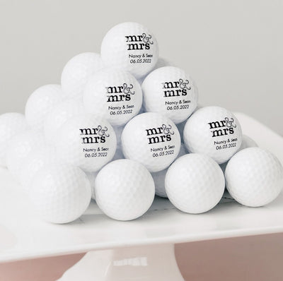 Personalized Golf Ball Wedding Favors - Forever Wedding Favors