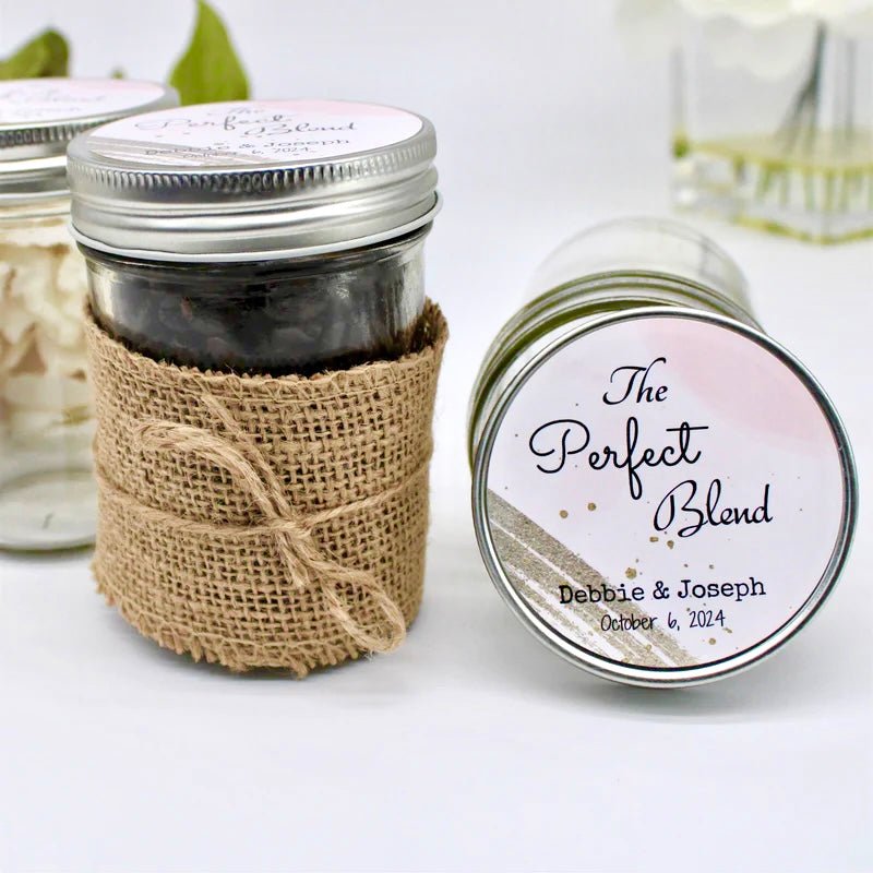 Personalized Mason Jar Favors - Forever Wedding Favors