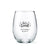 Personalized Stemless Wine Glass Wedding Favor - 9 oz - Forever Wedding Favors