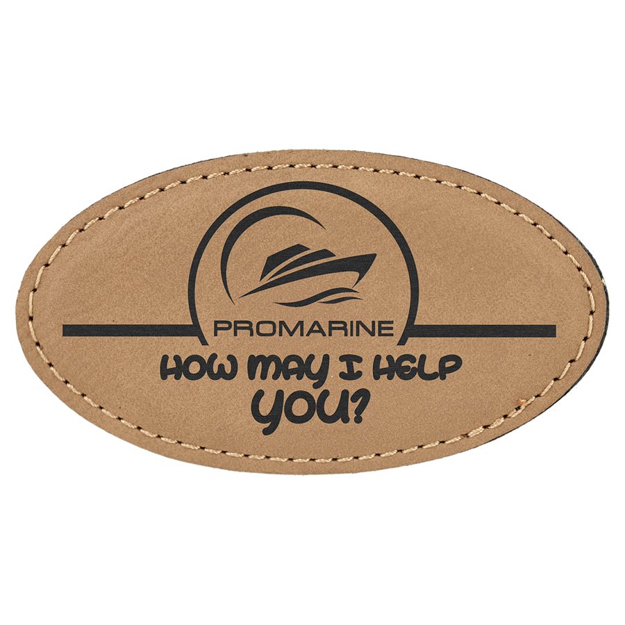 Promotional Oval Leather Magnet - Forever Wedding Favors