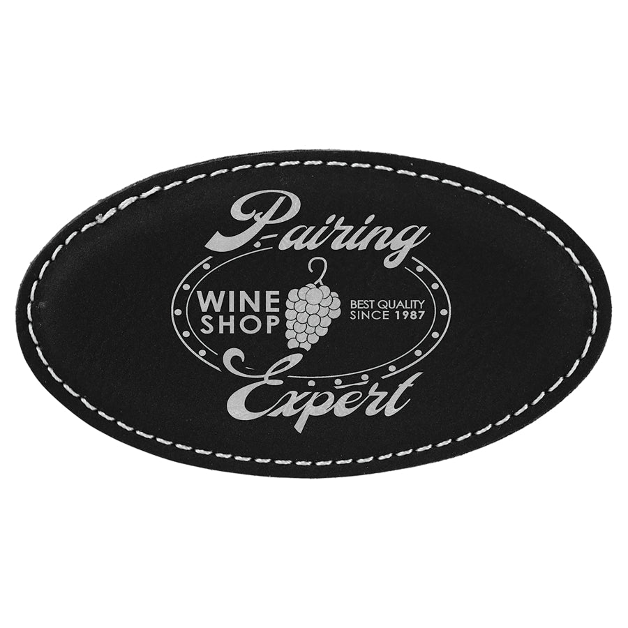 Promotional Oval Leather Magnet - Forever Wedding Favors