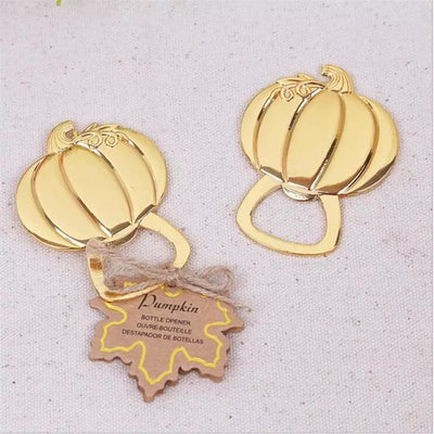 Pumpkin Bottle Opener - Gold - Forever Wedding Favors