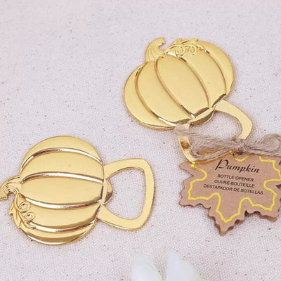 Pumpkin Bottle Opener - Gold - Forever Wedding Favors