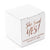 She Said Yes Square Favor Boxes - Forever Wedding Favors