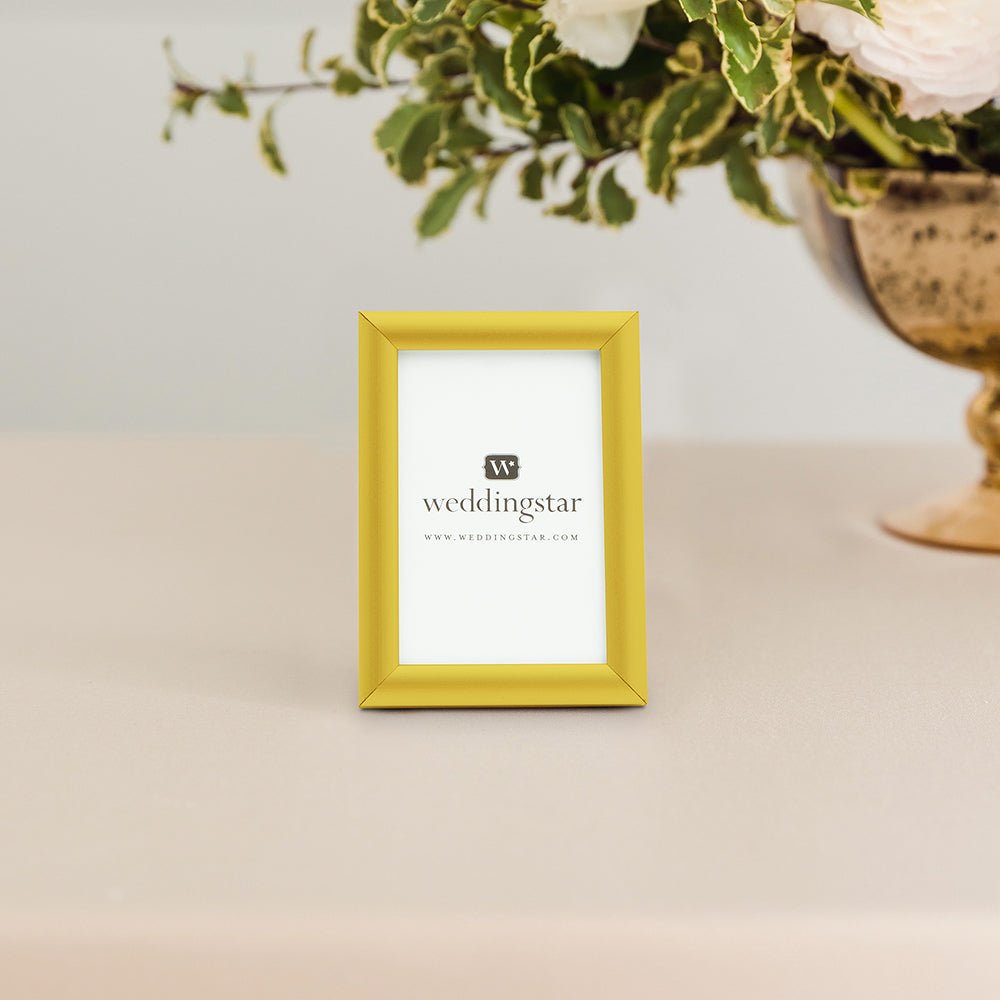 Small 1.75" X 2.5" Metallic Picture Frame - Gold, Silver, Or Rose Gold - Forever Wedding Favors