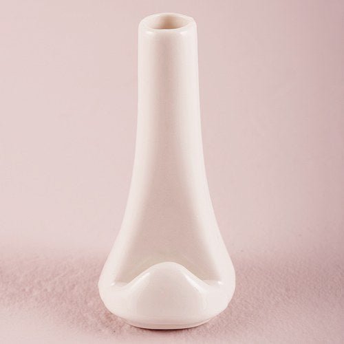 Small White Favor Vase/Card Holder - Forever Wedding Favors