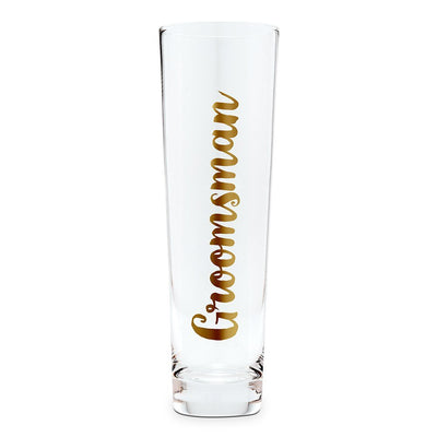 Stemless Toasting Champagne Flute Gift For Wedding Party - Groomsman - Forever Wedding Favors