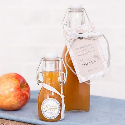 Sweet Mini Swing-Top Glass Bottle - Forever Wedding Favors