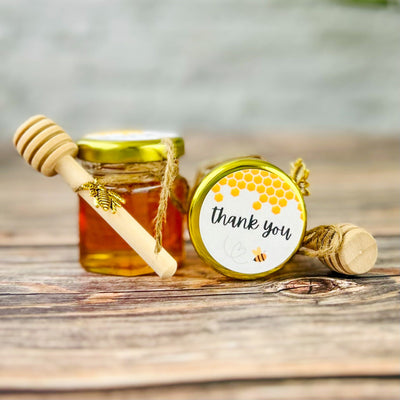 Thank You Honey Jar Favor - Forever Wedding Favors