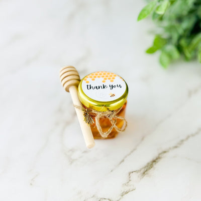 Thank You Honey Jar Favor - Forever Wedding Favors