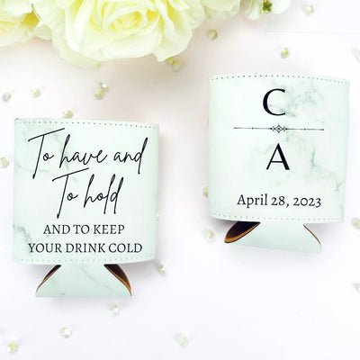 To Have And To Hold Koozie - Forever Wedding Favors