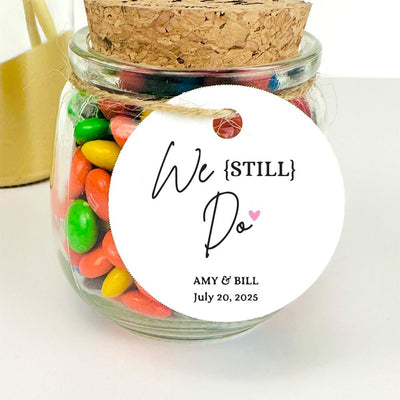 We Still Do Mini Mason Jar - Forever Wedding Favors