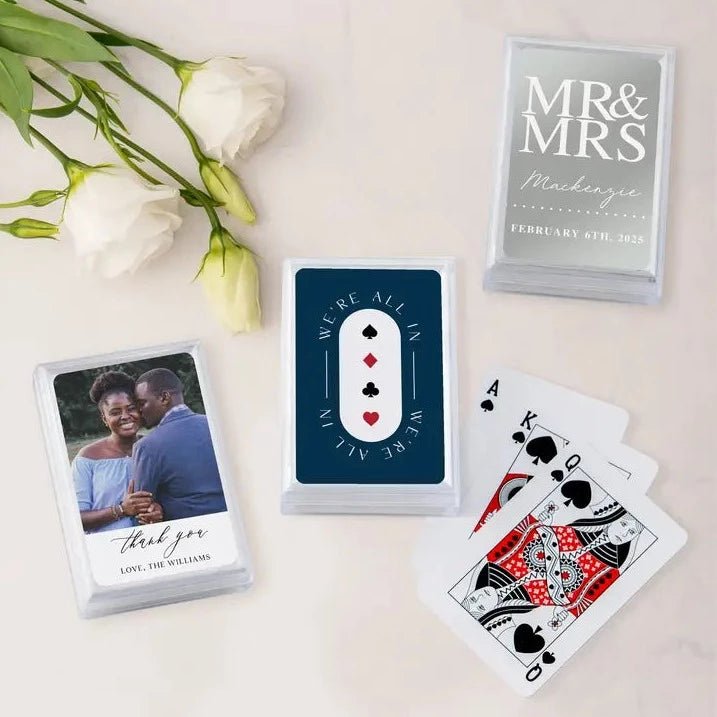 We’re All In Suits Playing Cards - Forever Wedding Favors