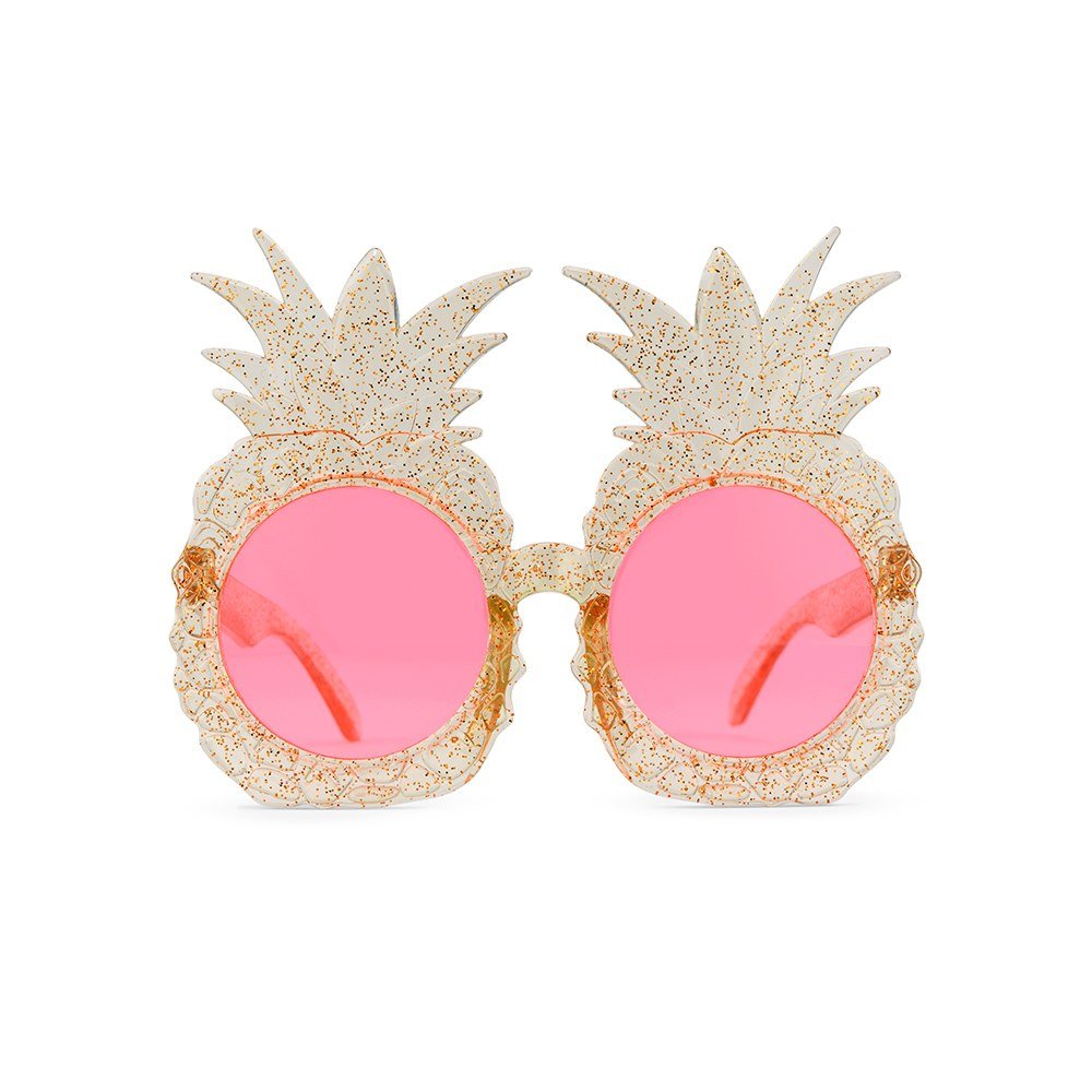 Women’s Unique Shaped Bachelorette Party Sunglasses - Pineapples - Forever Wedding Favors